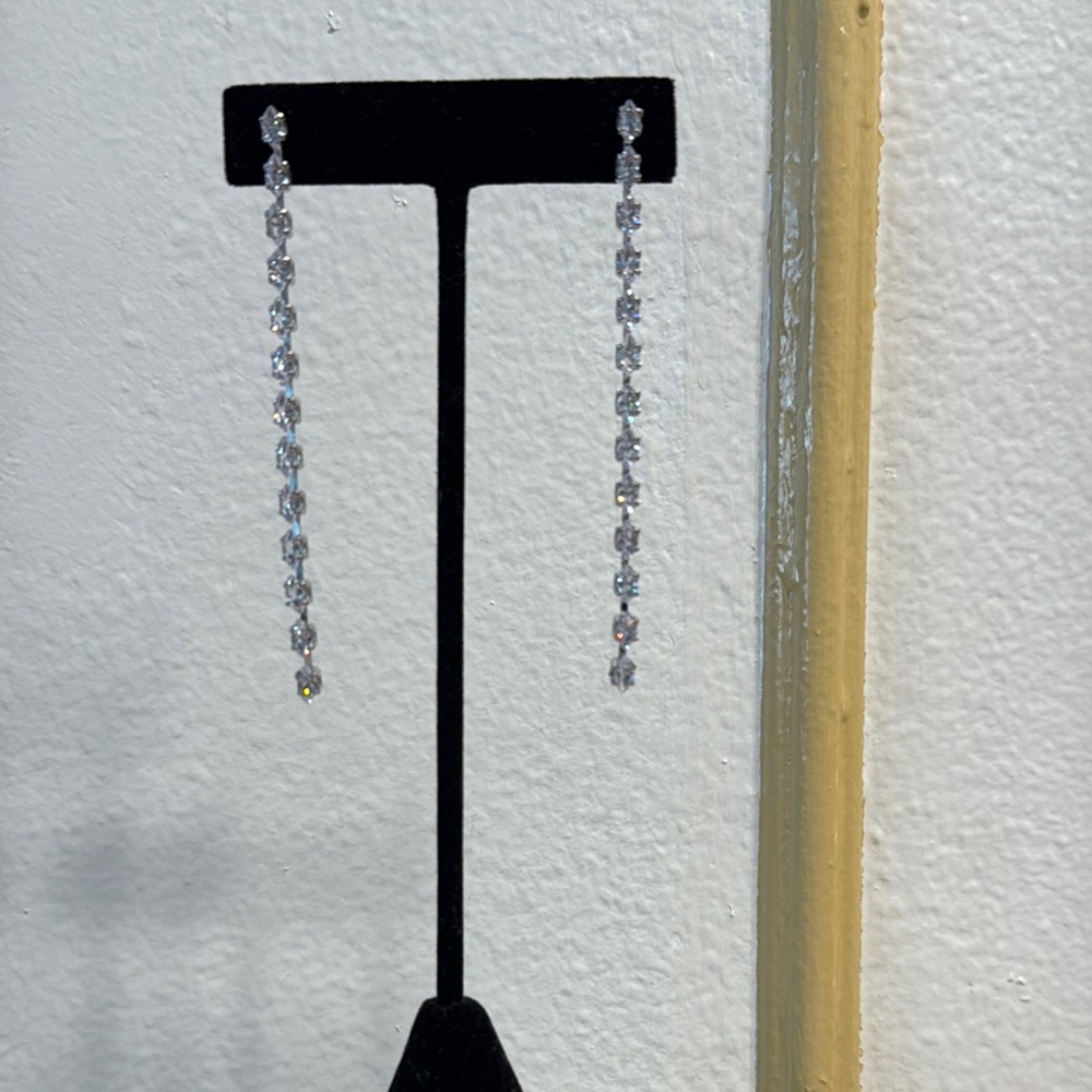 Elegant Silver Drop Earrings